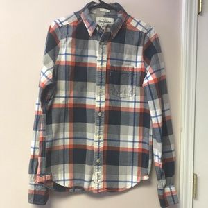 Abercrombie&fitch muscle flannel shirt
